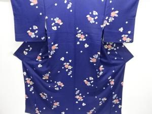 辻が花模様小紋着物